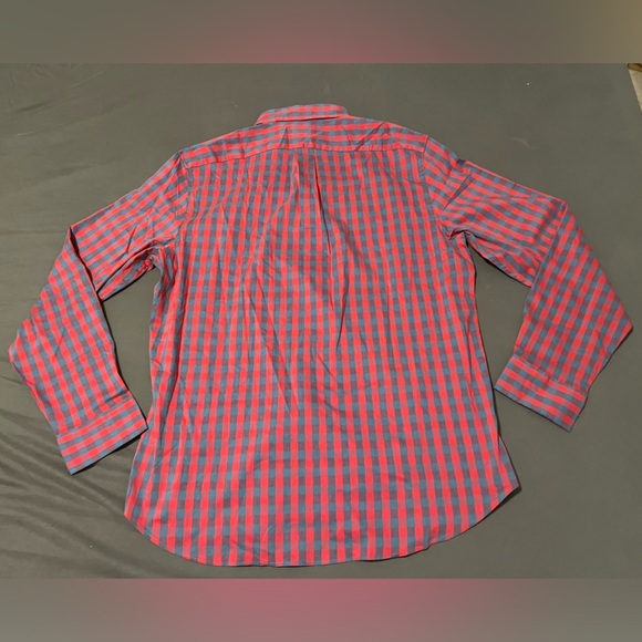 J. Crew Secret Wash Cotton Poplin Button Down Shirt Classic Gingham Red Blue NWT - Picture 6 of 6